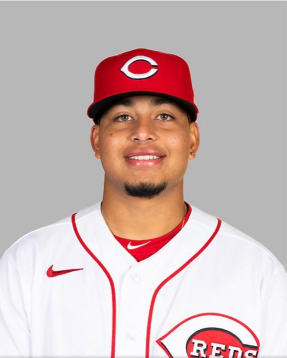 Juan Garcia headshot in Cincinnati Reds uniform